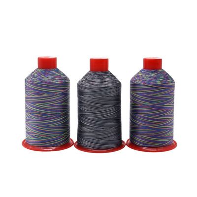 250 g/rolo Fios de poliéster rosa neon personalizados para sola de couro