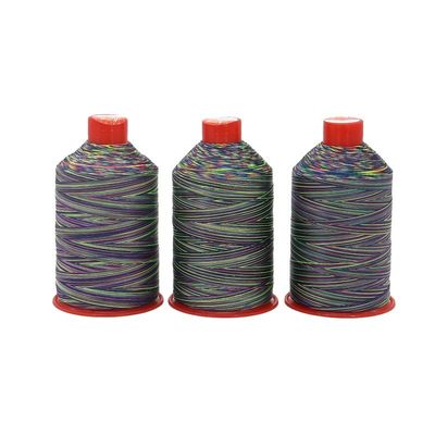 250 g/rolo Fios de poliéster rosa neon personalizados para sola de couro