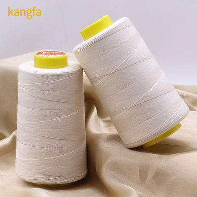 3000 Yards Spools de algodão de costura de linha de baixo encolhimento padrão tingido para máquinas de costura