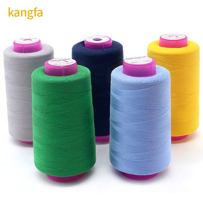 3000 Yards Black Sewing Thread 2 Pack 100% Spools de poliéster para tricô e produtos artesanais MERCERIZED