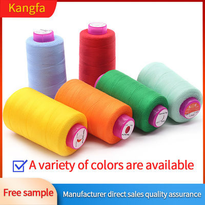 3000 Yards Black Sewing Thread 2 Pack 100% Spools de poliéster para tricô e produtos artesanais MERCERIZED