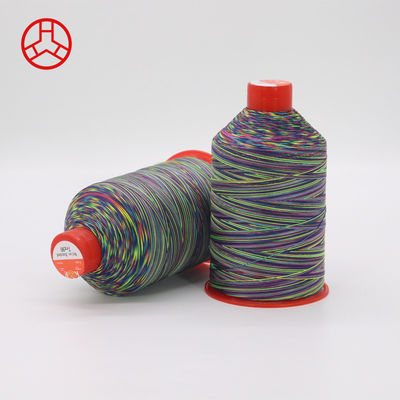 Tex 70 Arco-íris multicolor 69 Nylon 66 FDY Filamento ligado com padrão tingido e 250g de peso