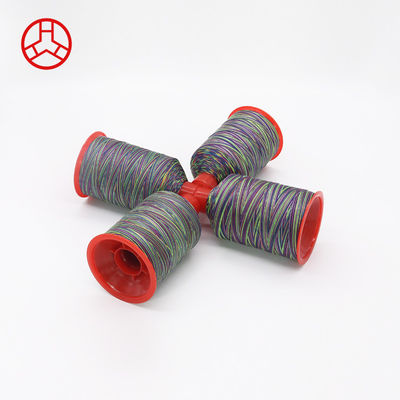 Tex 70 Arco-íris multicolor 69 Nylon 66 FDY Filamento ligado com padrão tingido e 250g de peso