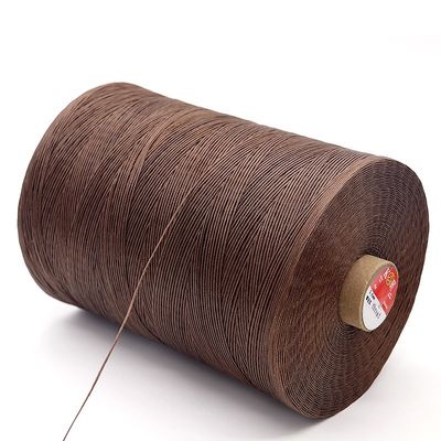 100% Poliéster 1kg Cor Mano Cosido Flat Wax Filamento Para artigos de couro com 240 cores