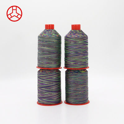 Tex 70 Arco-íris multicolor 69 Nylon 66 FDY Filamento ligado com padrão tingido e 250g de peso