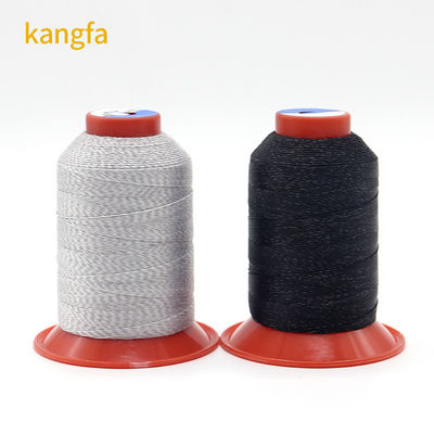 Kangfa 150D/3 Fios condutores de prata antistáticos para costura de sapatos e poliéster 100%