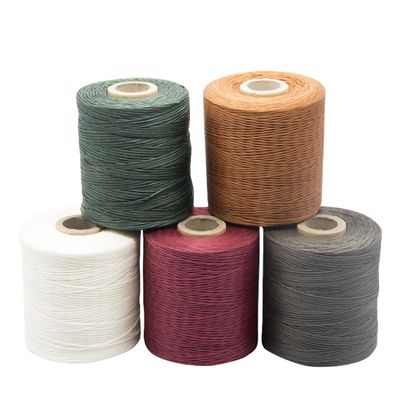 Tricotagem 400g 210D/16 Cores opcionais DIY Couro feito à mão Costura 1mm Flat Wax Thread