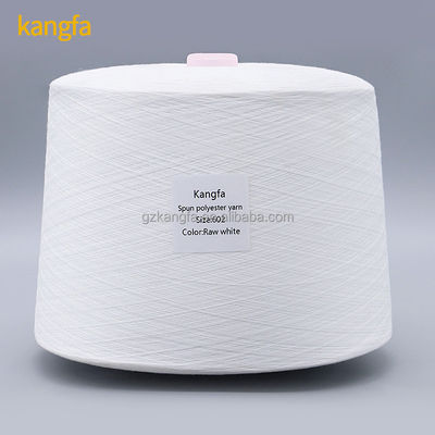 Fabricação Produzir 1,25 kg de fio de poliéster branco bruto 60/2 espumado com resistência química