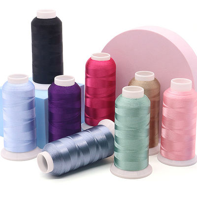 4000 Yard Polyester Embroidery Threads 120D Yarn Counts para as necessidades de bordado de máquina