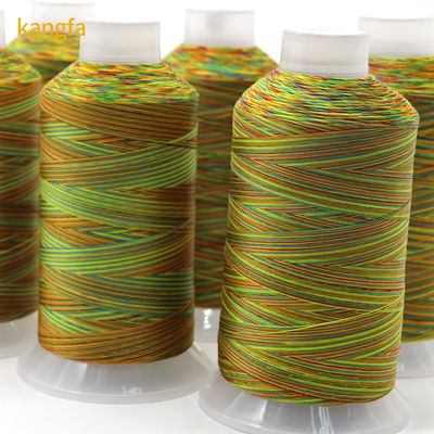 Kangfa Tex70 Fios de costura 100% Poliéster Arco-Íris Número de fios 120D-1680D