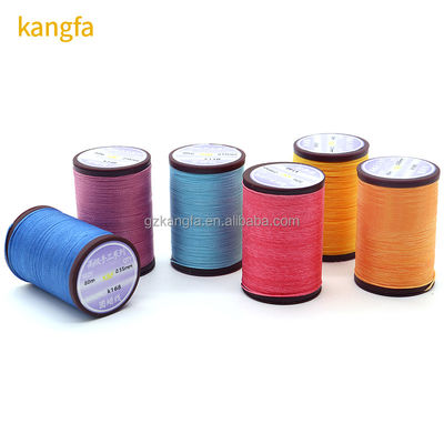 Fios de couro de cera plana resistente a altas temperaturas e durável para ferramenta artesanal DIY