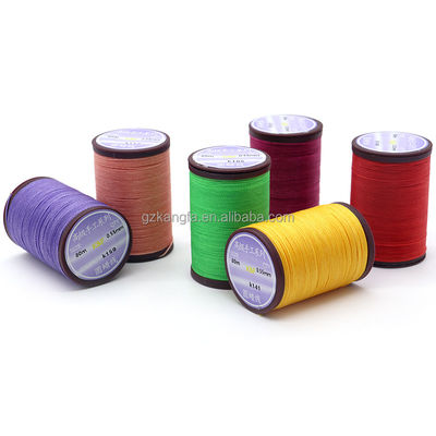 Fios de couro de cera plana resistente a altas temperaturas e durável para ferramenta artesanal DIY