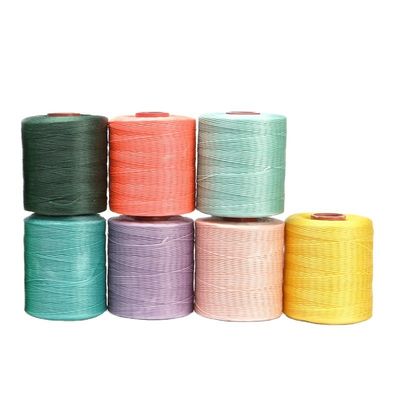 Fios de cera plana tipo 1mm 210D de fio contado Fios de costura para crochê