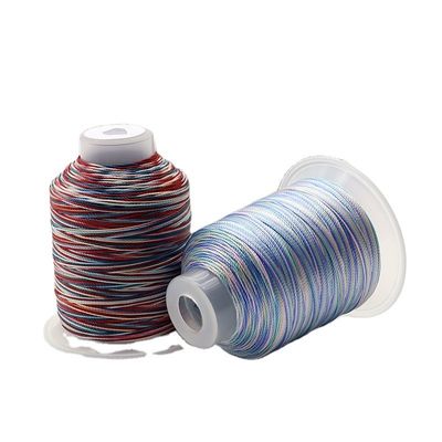 100 g de fios de bordados multicolores variados 1000 metros para projetos de tricô à mão