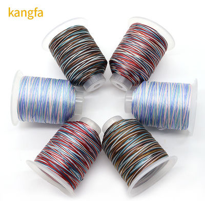 100 g de fios de bordados multicolores variados 1000 metros para projetos de tricô à mão
