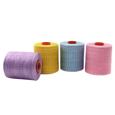 Tecelagem 0,8MM 100% Fios de Poliéster Cereados para costura de couro 210D/16 Fios de Cereamento Plano