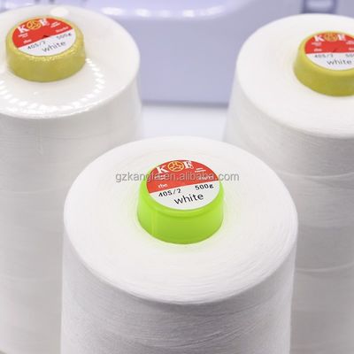 500G 40s/2 Fios de costura de poliéster forte para máquina de costura com resistência química