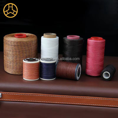 Bolsa de cordas de artesanato de fios de cera 210DD/16 feita sob medida para tecelagem em 240 opções de cores
