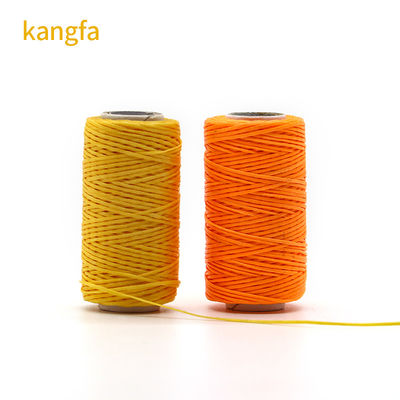 OEM/ODM aceita cordas de cera de poliéster fio de costura para couro Macrame pulseiras DIY