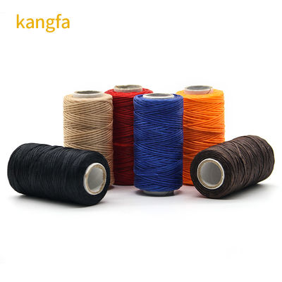 OEM/ODM aceita cordas de cera de poliéster fio de costura para couro Macrame pulseiras DIY