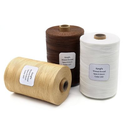150D 1kg fio de costura de cera para calçado de couro costura manual artesanato poliéster durável