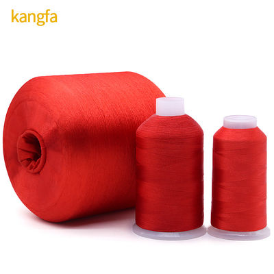 Fabricação manual 1,25-1,5 kg Fio de poliéster de alta tenacidade 120D/2 Fio de bordados de poliéster