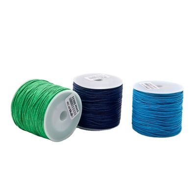 1mm Rattail Satin Nylon Trim Cord para joalheria fazendo 100 metros cordão chinês Nodo de contas
