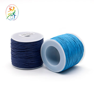1mm Rattail Satin Nylon Trim Cord para joalheria fazendo 100 metros cordão chinês Nodo de contas