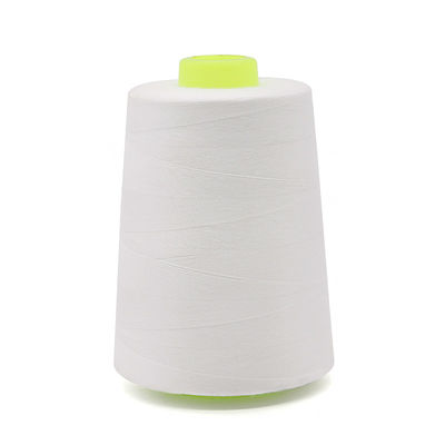 Baixo MOQ 40/2 5000yds Tintado espumado 100% poliéster Fios de costura para tricô à mão Durável