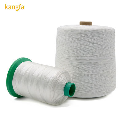 0.8m Fio de costura de poliéster 100% branco bruto reciclado com 7 dias