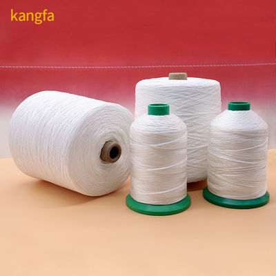 0.8m Fio de costura de poliéster 100% branco bruto reciclado com 7 dias