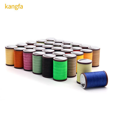 Fios de couro Kangfa Boho Vermelho 0,35-0,8 mm para costura de agulhas genuínas redondas enceradas