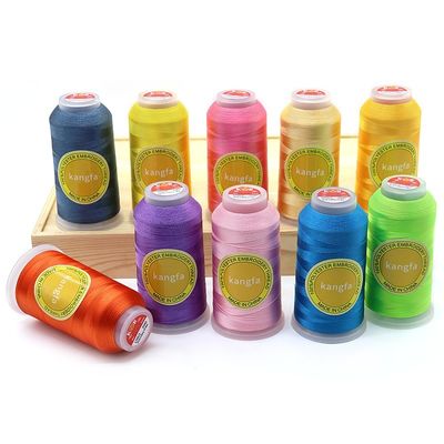 4000 Yards Industrial Threaded Sewing Thread para cinturões de segurança máquina de bordado 120d/2