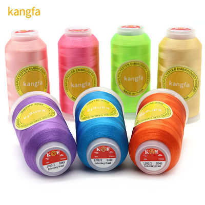 4000 Yards Industrial Threaded Sewing Thread para cinturões de segurança máquina de bordado 120d/2