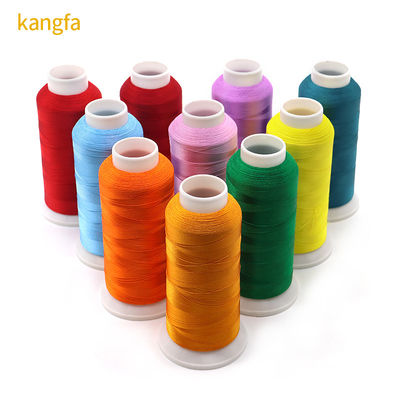 Fios de costura de alta tenacidade para máquina de bordado de alta velocidade 4000Y Fios multicolores