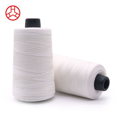Cordel de papagaio de alta resistência 20/3 6000 Yards Tex90 algodão vidrado para papagaio com proteção UV