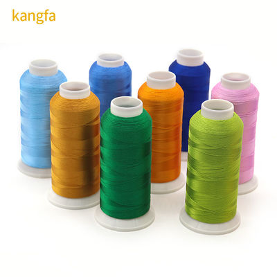 4000m/cone Mercerizado Vermelho Ouro Viscose bordado fio para costura e crochê