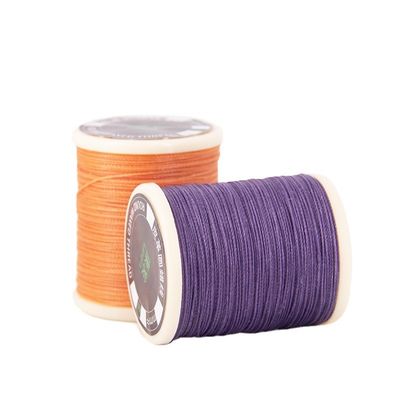 0.55mm Poliéster impermeável ligado a fio redondo encerado para costura de couro