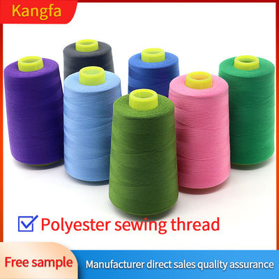 Fios 100% de poliéster 40s/2 Color Spun TKT120 Fios de costura para fabrico de têxteis