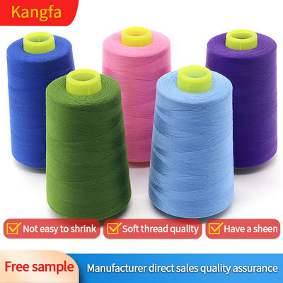 Fios 100% de poliéster 40s/2 Color Spun TKT120 Fios de costura para fabrico de têxteis
