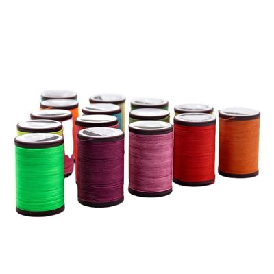 0.8mm Cordão de fio encerado red para costura manual de couro e acessórios feitos à mão