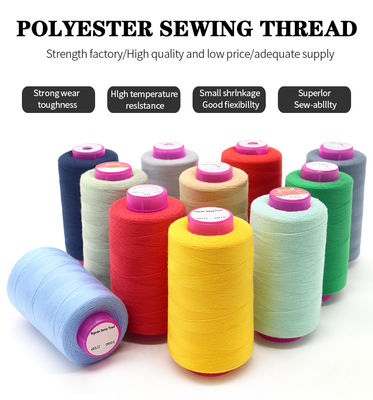 OEM ODM aceito 100% fio de costura de poliéster espumado 40/2 3300yard TKT120 para tricô