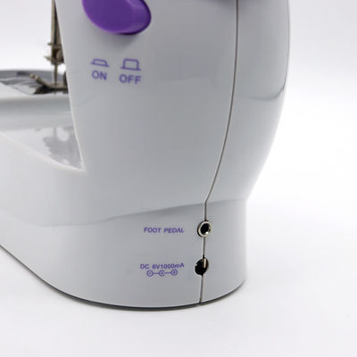 UFR-202 Máquina de costura mini Mecanismo de alimentação manual e comprimento de costura ajustável para casa