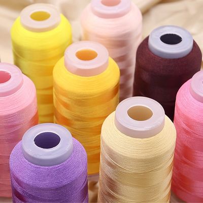 Material de cone transparente 120d/2 Fios de raio 120g 5000y para bordados informatizados
