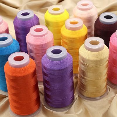 Material de cone transparente 120d/2 Fios de raio 120g 5000y para bordados informatizados
