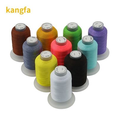40 cores 100% de poliéster de bordado de fio conjunto Kit 120d/2 500m Para costura Quilting