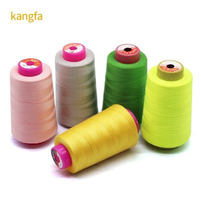 Fios de costura de bricolage bobinas de poliéster para máquina manual costura em algodão preto/branco