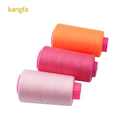 Fios de algodão 100% 402 100g Cone Fios de costura de poliéster para roupa de cama Tecido elástico