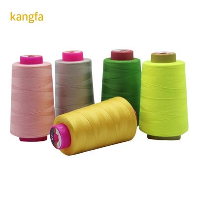 Fios de algodão 100% 402 100g Cone Fios de costura de poliéster para roupa de cama Tecido elástico