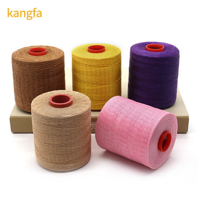 Pulseira de amizade feita à mão impermeável Flat Wax Thread Lucky Rope Pulseira para mulheres